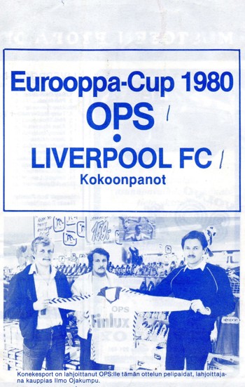 Match programme